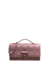 Load image into Gallery viewer, Bordeaux Bow Quilted Chain Bag