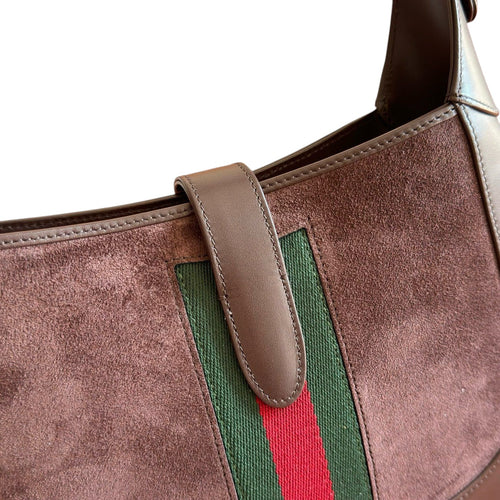 Heritage Stripe Hobo Bag