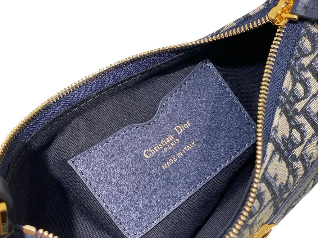 Monogram Crescent Shoulder Bag