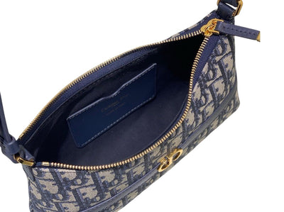 Monogram Crescent Shoulder Bag