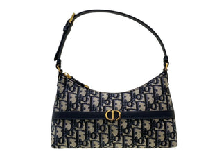 Monogram Crescent Shoulder Bag