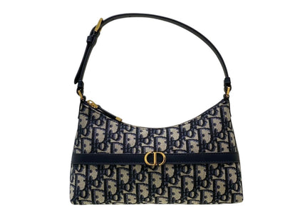 Monogram Crescent Shoulder Bag