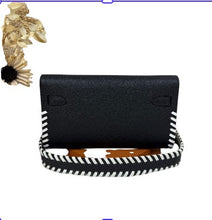 Load image into Gallery viewer, Midnight Stitch Luxe Shoulder Bag