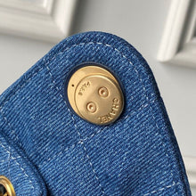 Load image into Gallery viewer, Azure Quilted Chain Tote