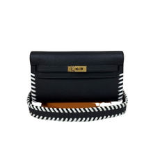 Load image into Gallery viewer, Midnight Stitch Luxe Shoulder Bag