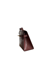 Load image into Gallery viewer, Hermes Kelly Croc Luxe Clutch
