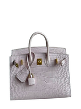 Load image into Gallery viewer, Pearl Croc Executive Tote