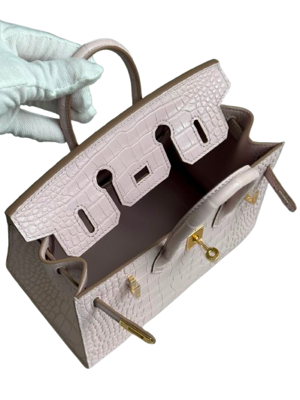Pearl Croc Executive Tote