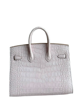 Load image into Gallery viewer, Pearl Croc Executive Tote