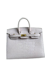 Load image into Gallery viewer, Pearl Croc Executive Tote
