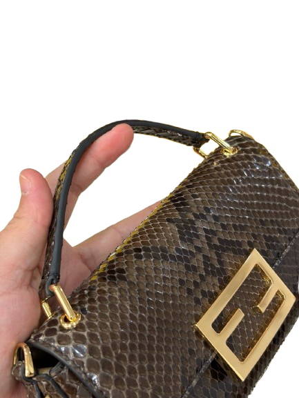 Serpentina Luxe Baguette Bag
