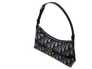 Monogram Crescent Shoulder Bag